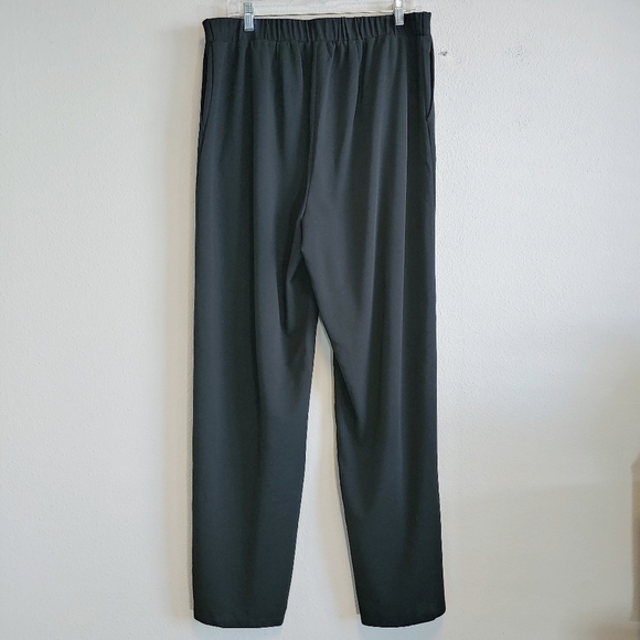Eloquii Black Pants Sz 14 Career Work Wear Minimalist Contemporary Classic - Picture 4 of 9